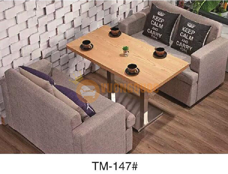 Bộ sofa cafe hiện đại nhập khẩu HOY TM147-1